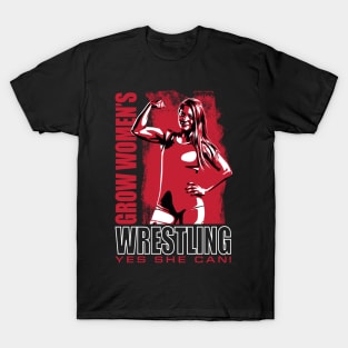 Grow Women's wrestling T-Shirt